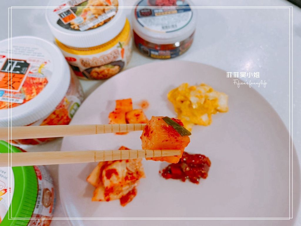 韓國食品分享 正安泡菜系列 辣醃小章魚 魚板 辣炒年糕