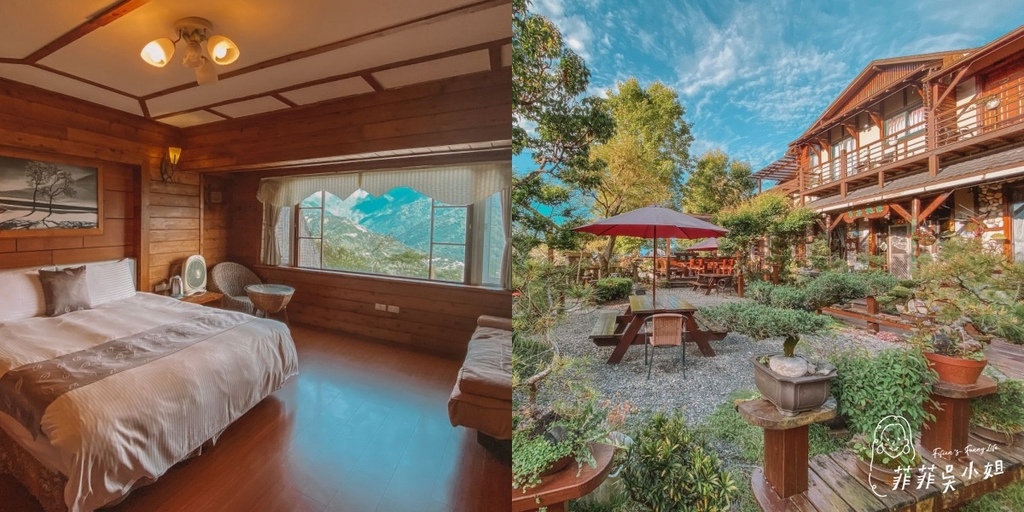 清境,事外桃源民宿,南投仁愛鄉,小木屋,無敵山景,寵物友善,庭園造景,南投