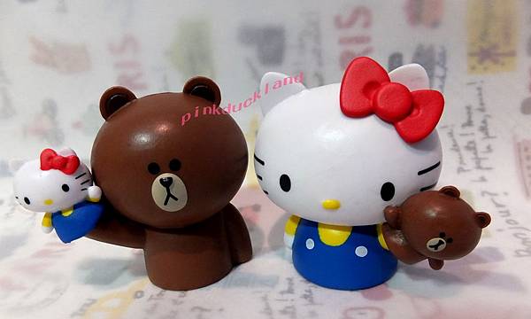 Hello Kitty X Line Friends 森永巧可球筆套指偶