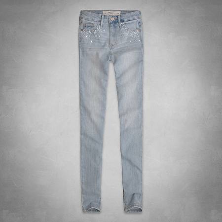 A&F High Rise Super Skinny Jeans 155-558-0236-020 Embellished Light Wash1.jpg