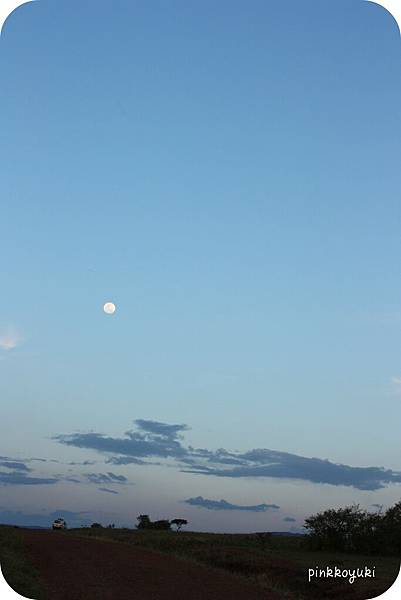 Moon in Masai Mara
