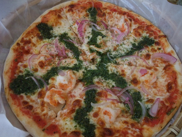 DSCF1503-羅勒醬鮮蝦PIZZA.JPG