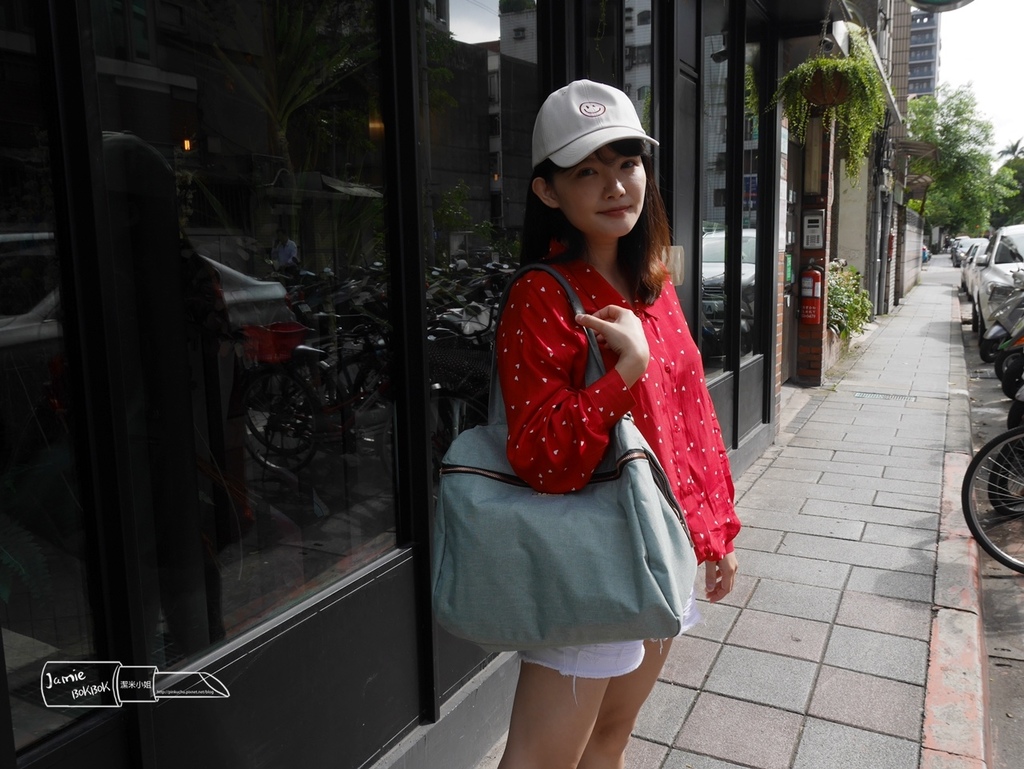 LASSIG多功能复刻版妈妈包 玫瑰金 大容量 时尚完美大开口后背妈妈包 薄荷绿