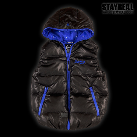 STAYREAL Starry sky Down Vest 星空羽絨背心(black)