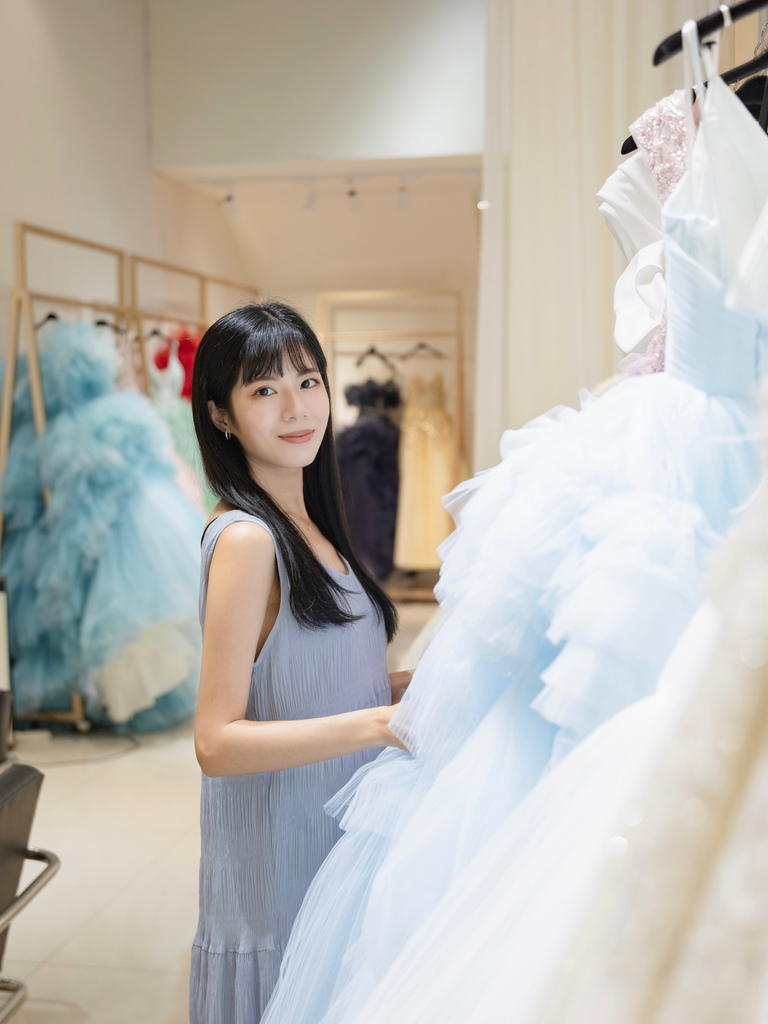 台北婚紗試穿｜VIVI BRIDE 薇薇新娘 精緻手工婚紗禮