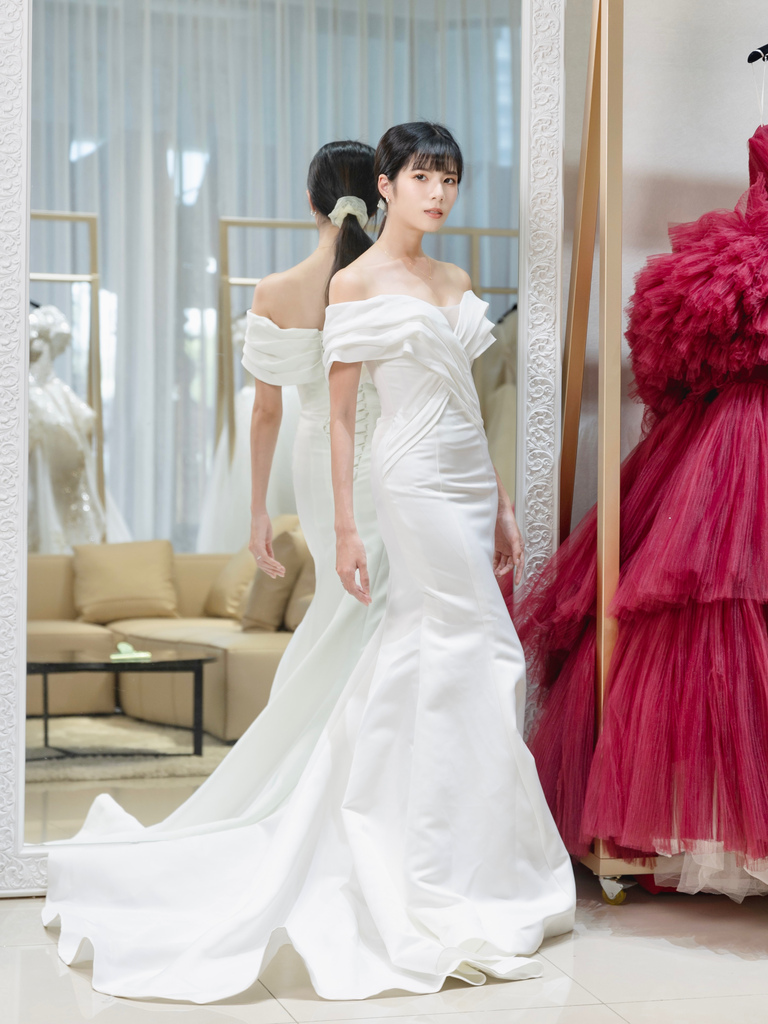 台北婚紗試穿｜VIVI BRIDE 薇薇新娘 精緻手工婚紗禮
