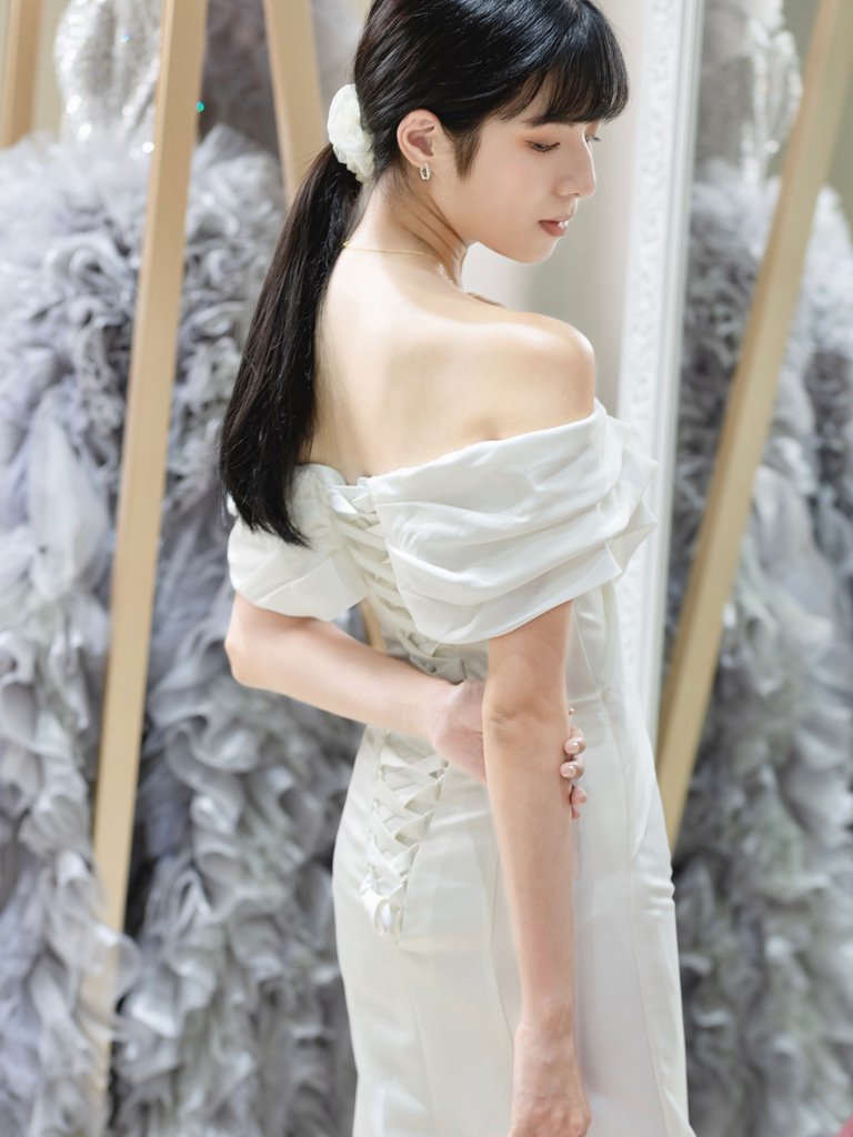 台北婚紗試穿｜VIVI BRIDE 薇薇新娘 精緻手工婚紗禮