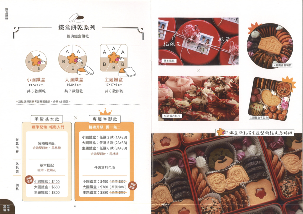 喜餅試吃 | 函絮洋果子 | 可以客製化的森林系鐵盒餅乾，用