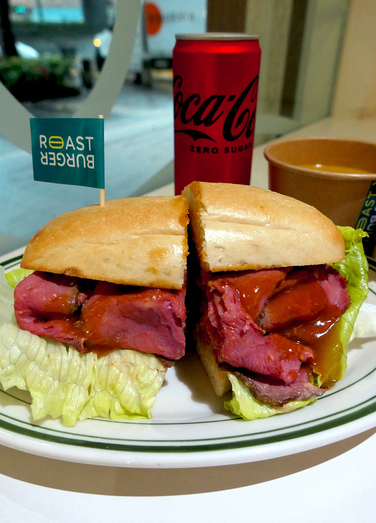 [台北-大安] ROAST Burger 爐烤熟成牛肉堡份量