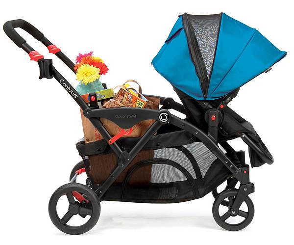 contours twin stroller