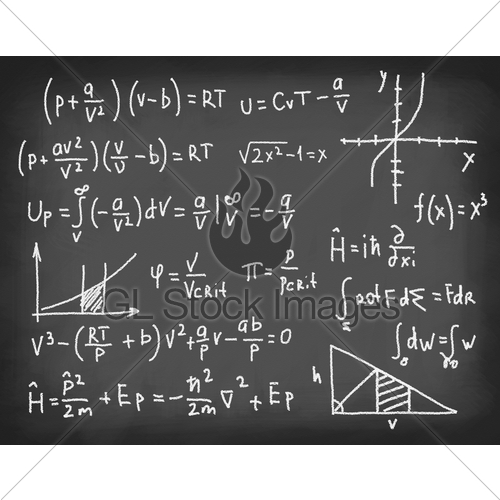 equations-on-blackboard