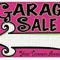 garage sale sign