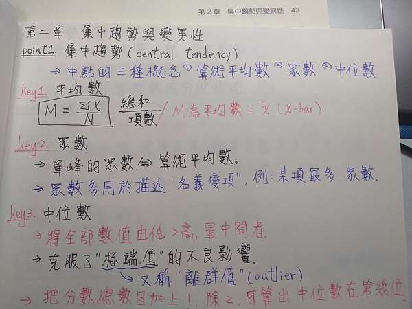 教育統計學小品 算術平均數 眾數 中位數 第二章 集中趨勢與變異性 小葉白筆不是筆 痞客邦