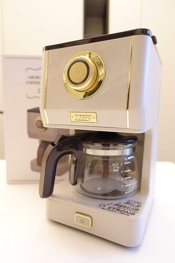 超美型復古風咖啡機 日本toffy手沖式簡易咖啡機 輕巧美型 3種濃度 30分鐘保溫功能 喝咖啡都有好心情 主播夫妻去趕集