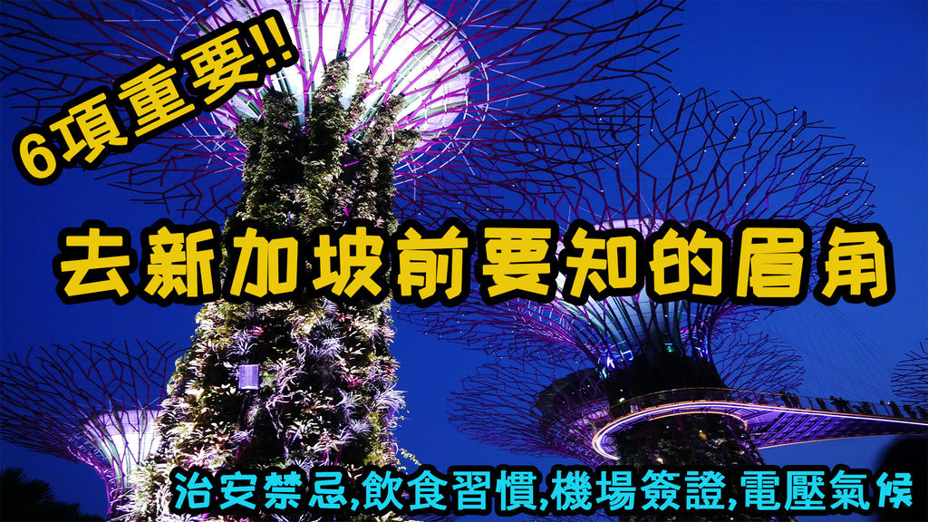 【新加坡】2024最新!! 行前準備6個須知(景點飲食/電壓