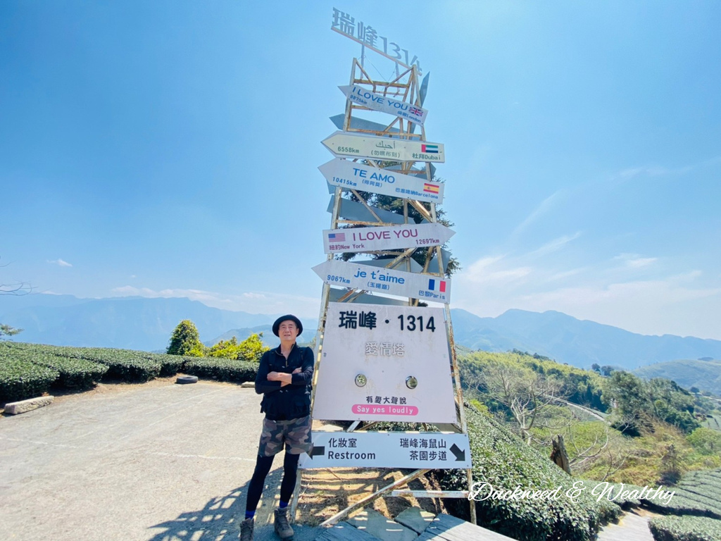 【嘉義梅山景點】瑞峰海鼠山1314「一生一世」觀景台∣131