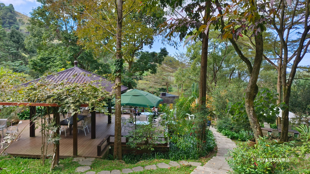 【台中新社】桃李河畔景觀餐廳|浪漫森林玻璃屋｜世外桃源賞花秘