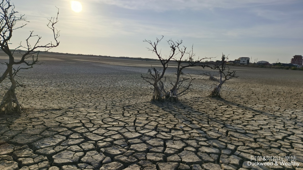 【台南.七股】「頂山賞鳥亭」大自然鹽灘龜裂奇景|彩霞夕照下的 【台南.七股】「頂山賞鳥亭」大自然鹽灘龜裂奇景|彩霞夕照下的