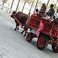 鹿耳門聖母廟的牛車