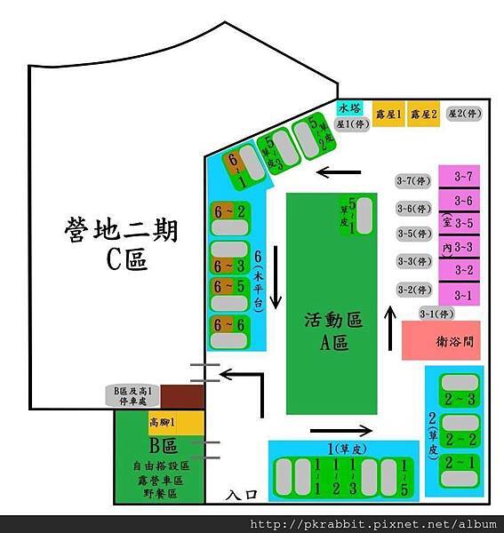 風露營營位圖 風露營營位圖
