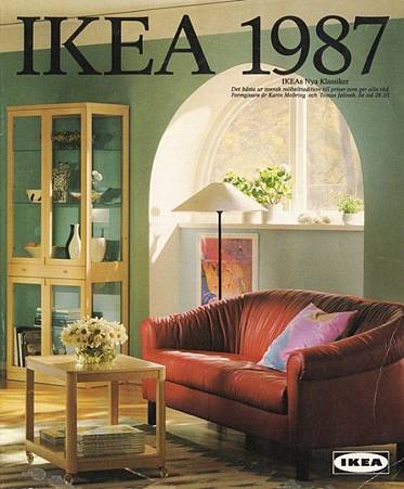 IKEA從1951年到2014年的型錄封面