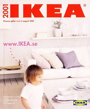 IKEA從1951年到2014年的型錄封面