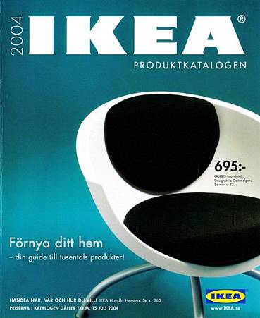 IKEA從1951年到2014年的型錄封面