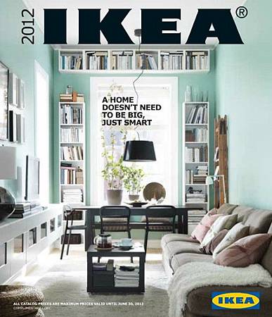 IKEA從1951年到2014年的型錄封面