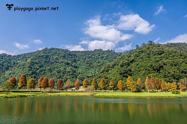 員山福園蜊埤湖，好山好水好風景