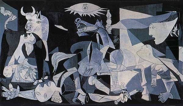 畢卡索 P.R. Picasso 《格爾尼卡 Guernica》油彩畫布 1937