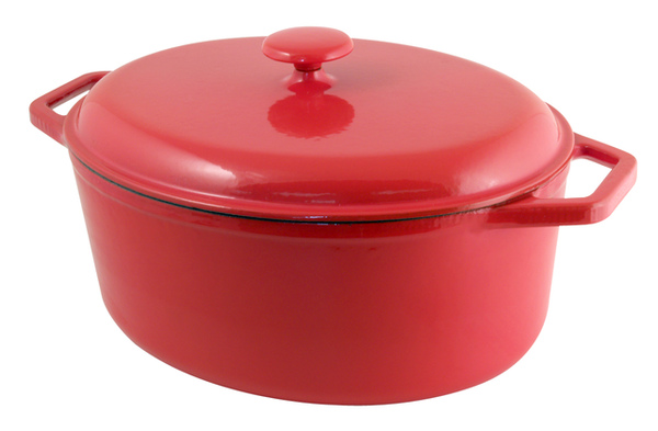28cm、32cm 紅色鑄鐵小烤鍋