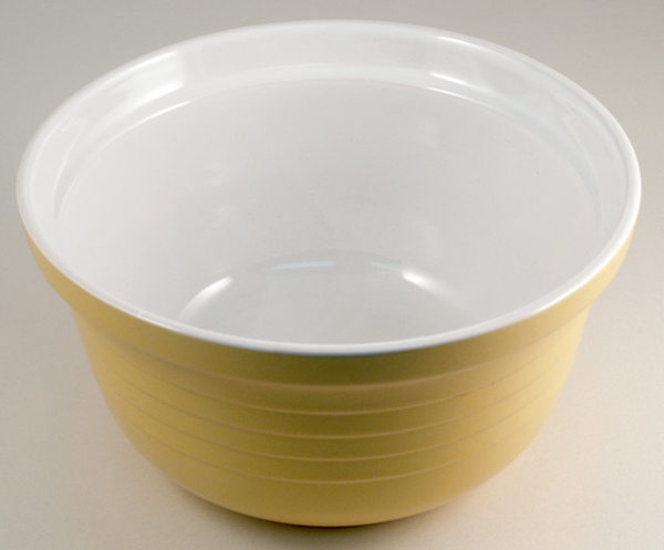 cooking bowl 9&quot; yellow