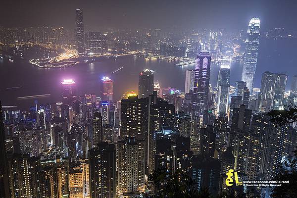 『香港之旅』漫步太平山午夜時（世界三大夜景之香港太平山夜景）