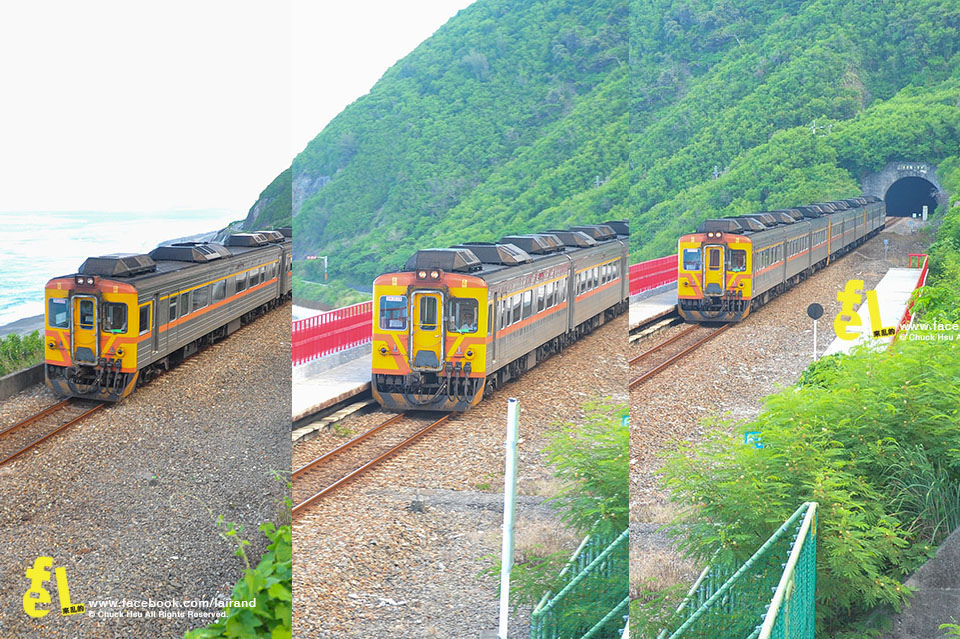 『花東慢遊』多良車站。神隱在太平洋上的月台