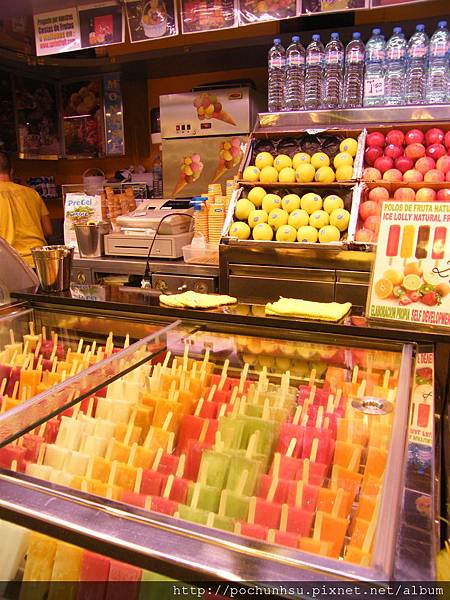 水果&冰棒攤