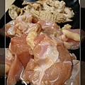 基本盤的雞肉跟大腸