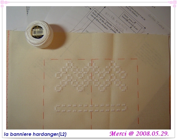 la bannière hardanger -- Lecon 2