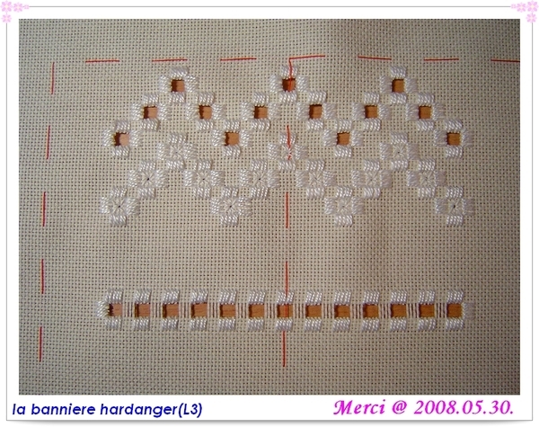 la bannière hardanger -- Lecon 3