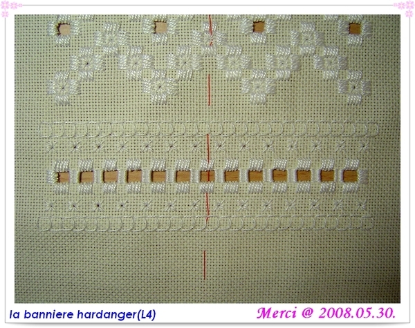 la bannière hardanger -- Lecon 4