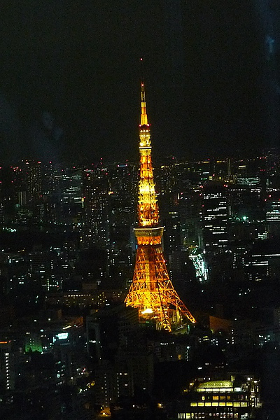 東京鐵塔也很美,在這邊看有寧靜的感覺