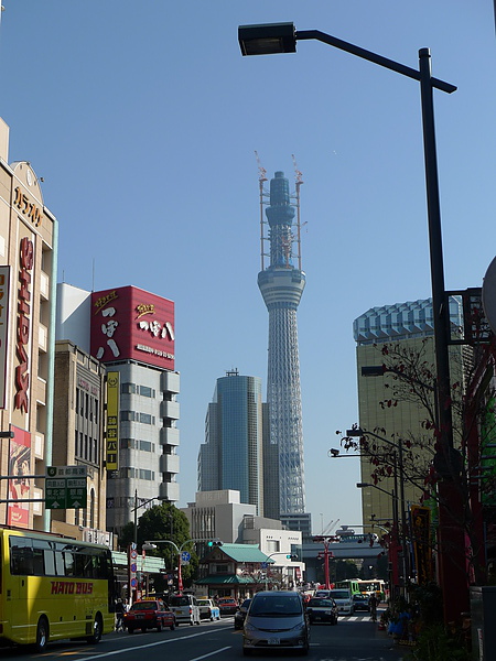 預計 2012 完工的東京新地標 - TOKYO SKY TREE