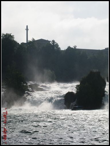 這就是鼎鼎大名的萊茵瀑布!!