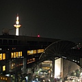 晚上的京都車站