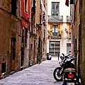 street scene in Barcelona