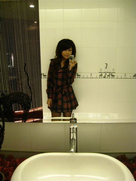 浴室有超大的鏡子~我的夢想