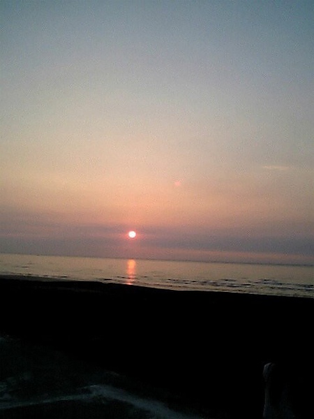 日落海平線