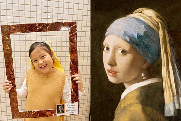 紀錄2024年萬聖節裝扮「戴珍珠耳環的少女」太可愛了吧！！