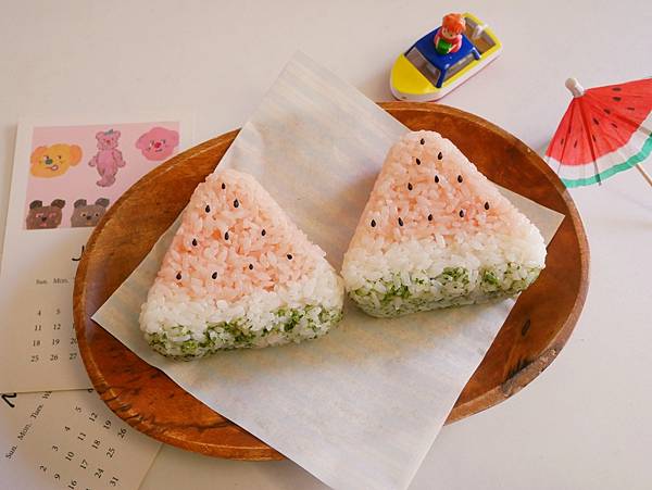 [My Little Kitchen] 簡單做「西瓜飯糰」可