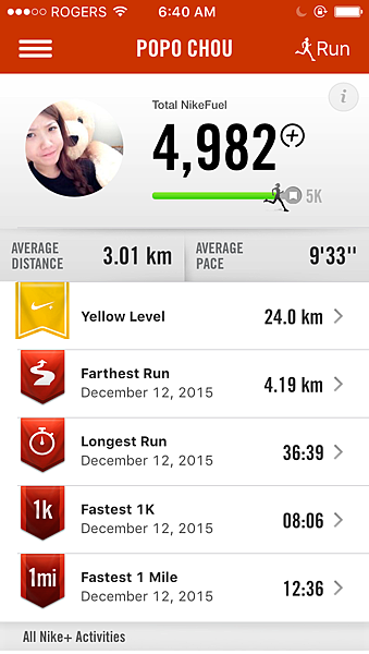 Running NIKE+