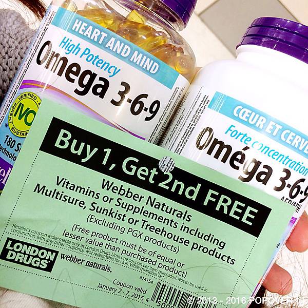 2016@加拿大購物-推薦Drug Store / Omega 3~Webber Naturals